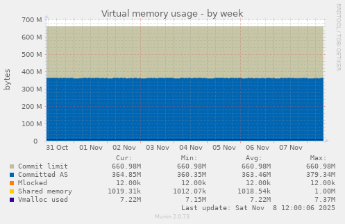 Virtual memory usage