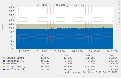 Virtual memory usage