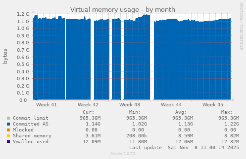 Virtual memory usage
