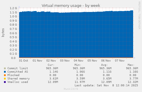 Virtual memory usage